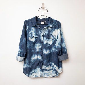 Upcycled St.John's Bay Denim Shirt with pockets